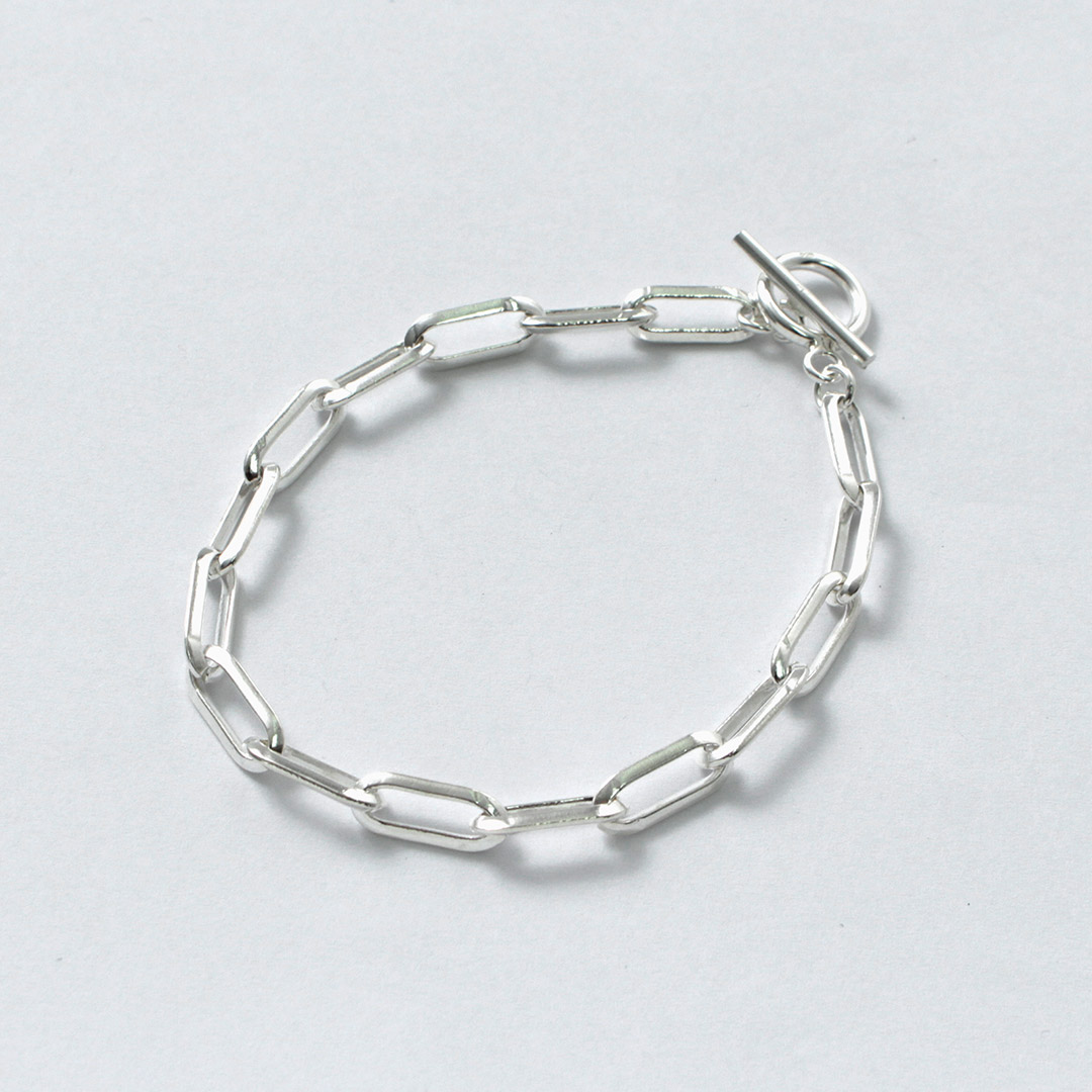 TMW（トラディショナルモダンワークス） スターリングシルバー ケーブルチェーンブレスレット / メンズ シルバー925 19cm 20cm | ROCOCO | 01