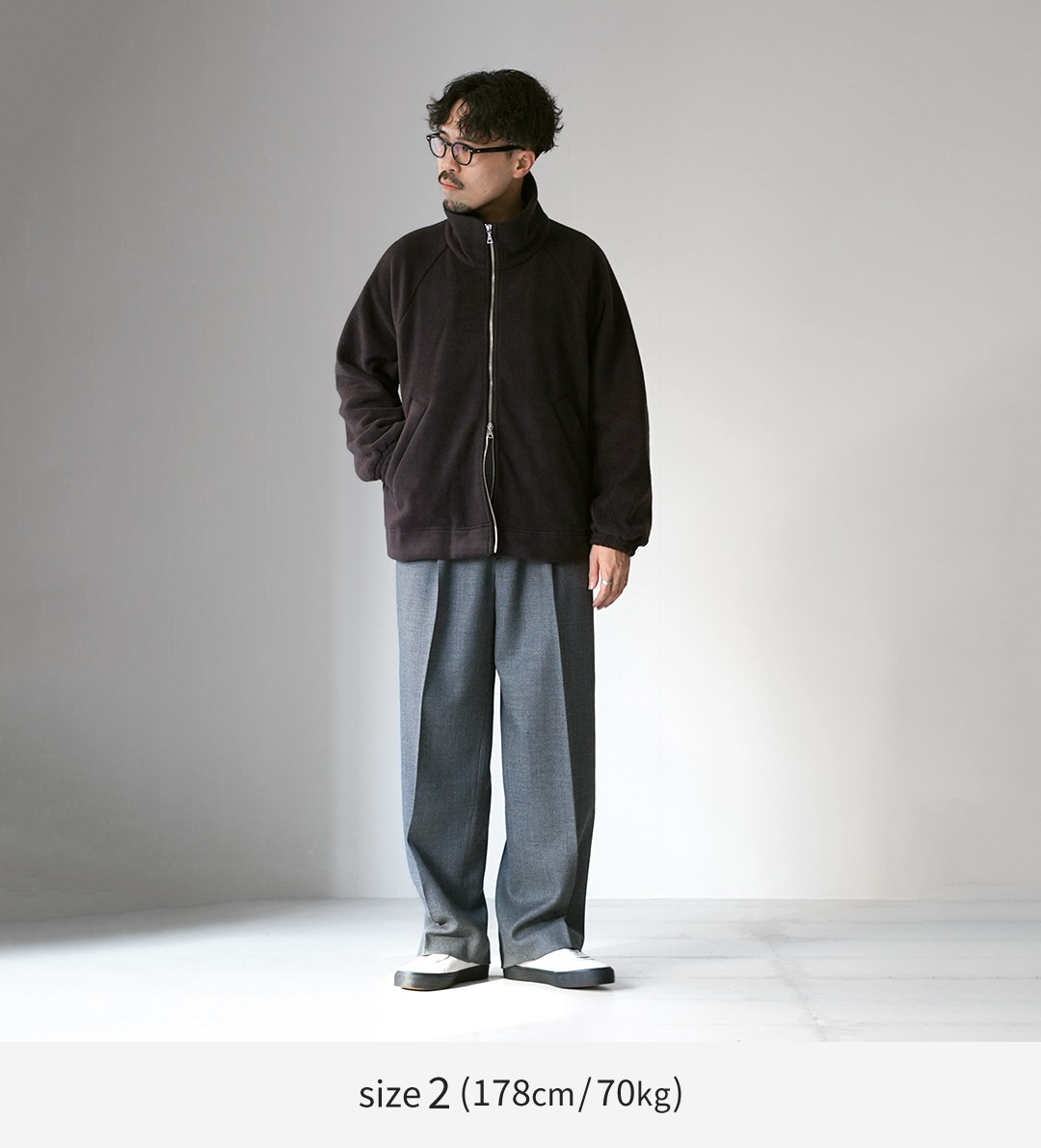 BASISBROEK（バージスブルック） ヘルネン フリース ジップアップ