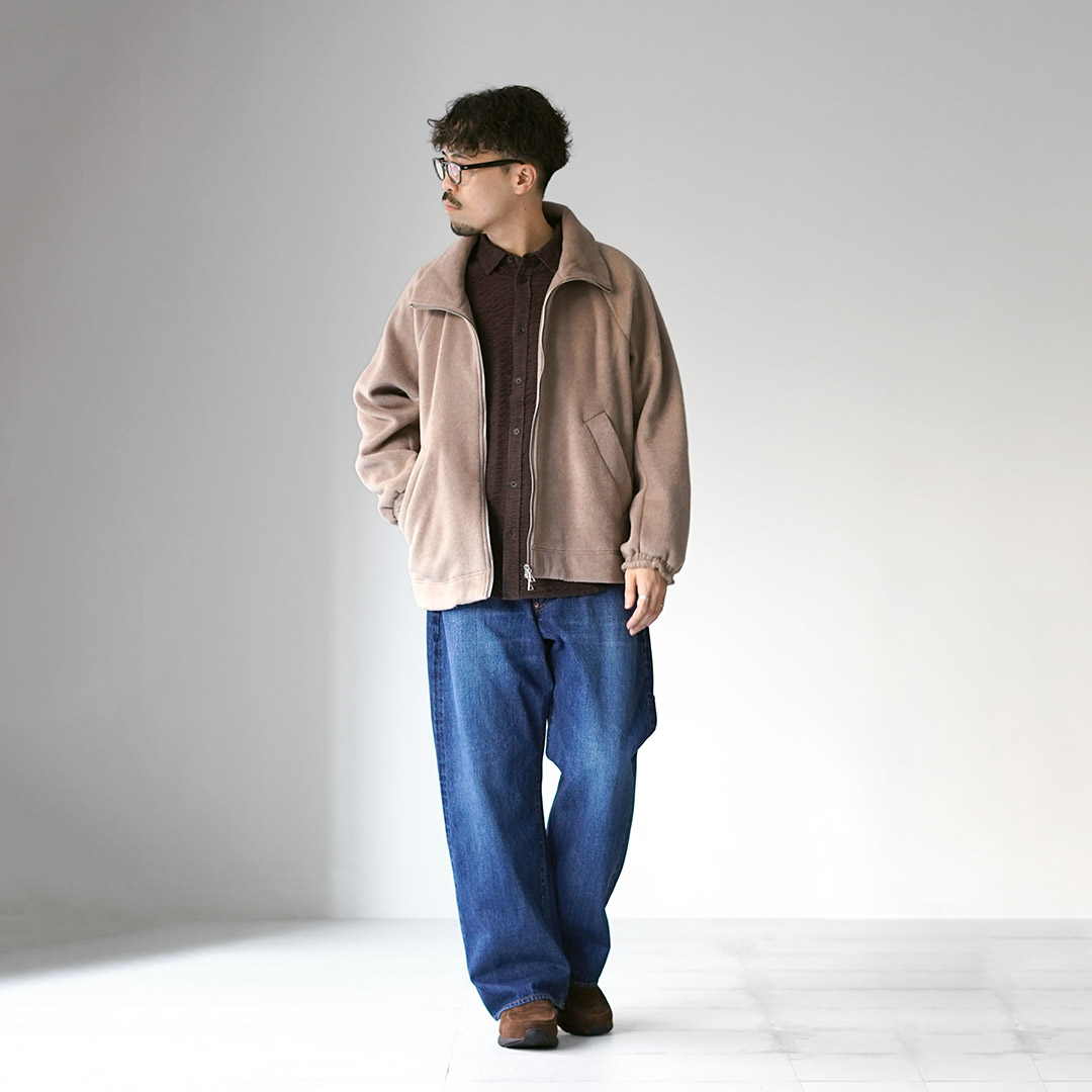 BASISBROEK（バージスブルック） ヘルネン フリース ジップアップ