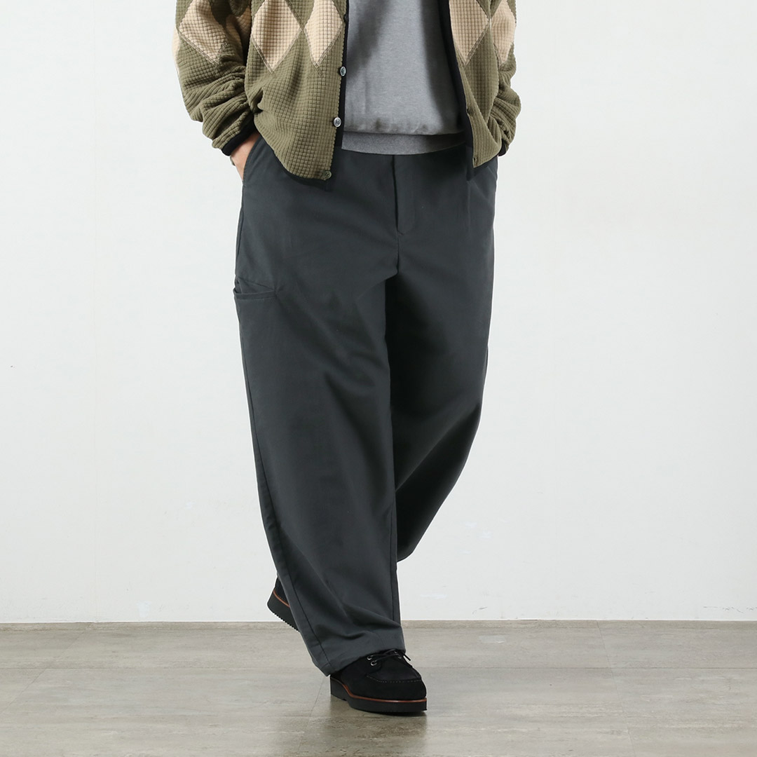 BASISBROEK（バージスブルック） ウィスケン モールスキンストレッチ タックイージーパンツ / メンズ パンツ イージーパンツ | BASISBROEK | 02