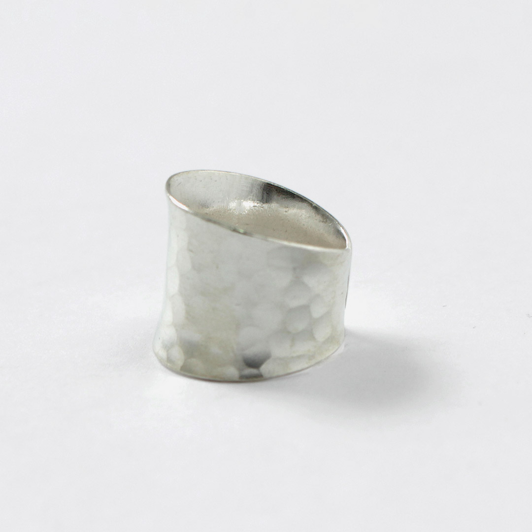 phaduA（パ・ドゥア） カレンシルバーリング ハンマードアイズ 槌目（つちめ） / メンズ レディース ユニセックス 指輪 | ROCOCO | 01