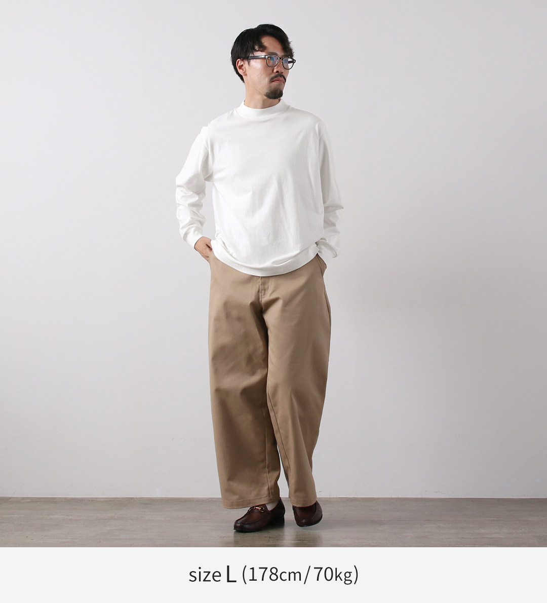 Healthknit（ヘルスニット） 別注 USコットン ユニバーサル モック