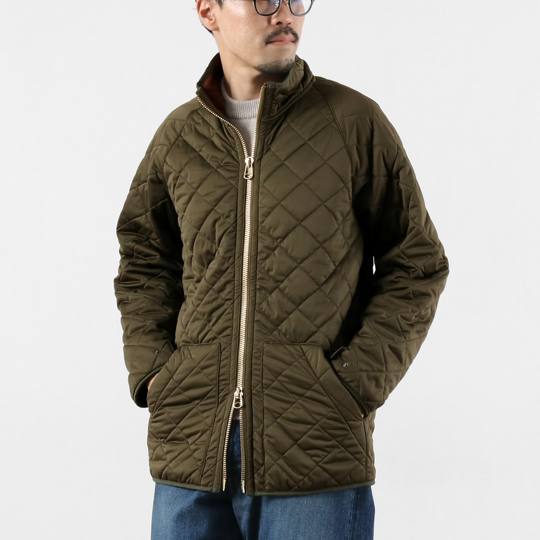 ROCOCO×SUNNY SPORTS（サニースポーツ） アークティック キルトジャケット 裏フリース │ スタンド ジップアップブルゾン | SUNNY SPORTS | 01