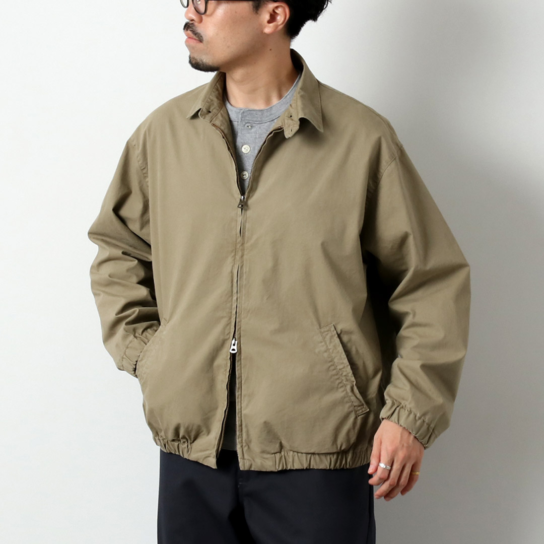 ROCOCO（ロココ） 馬布 スイングトップ ガーメントウォッシュ / メンズ アウター ブルゾン ハリントンジャケット 日本製 | ROCOCO | 01