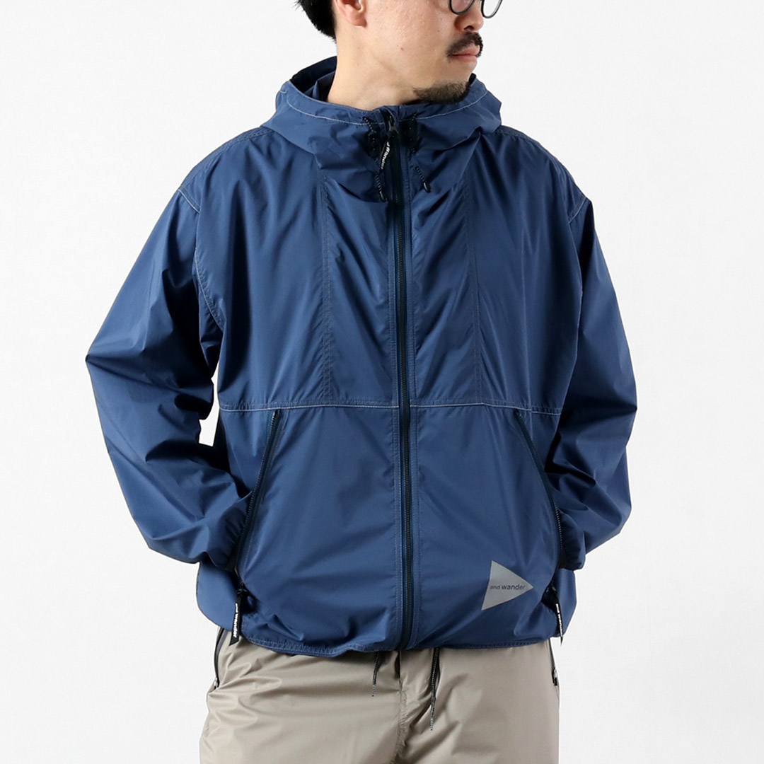 AND WANDER（アンドワンダー）パーテックス ウインドジャケット M / メンズ アウター 撥水 耐風 耐久 軽量 パッカブル | and wander | 02