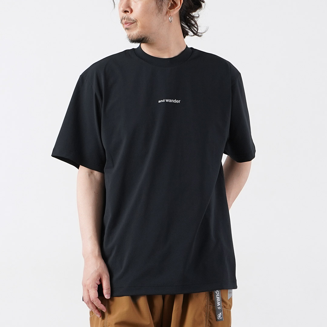 AND WANDER（アンドワンダー） ドライ メッシュTシャツ / メンズ 半袖 吸水速乾 |  | 03