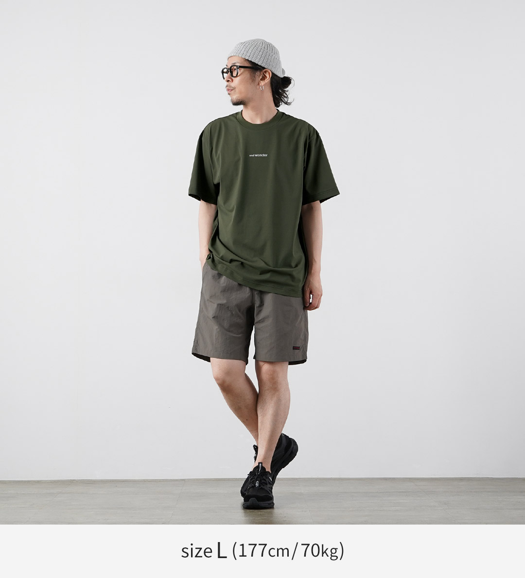 AND WANDER（アンドワンダー） ドライ メッシュTシャツ / メンズ 半袖 吸水速乾 |  | 06