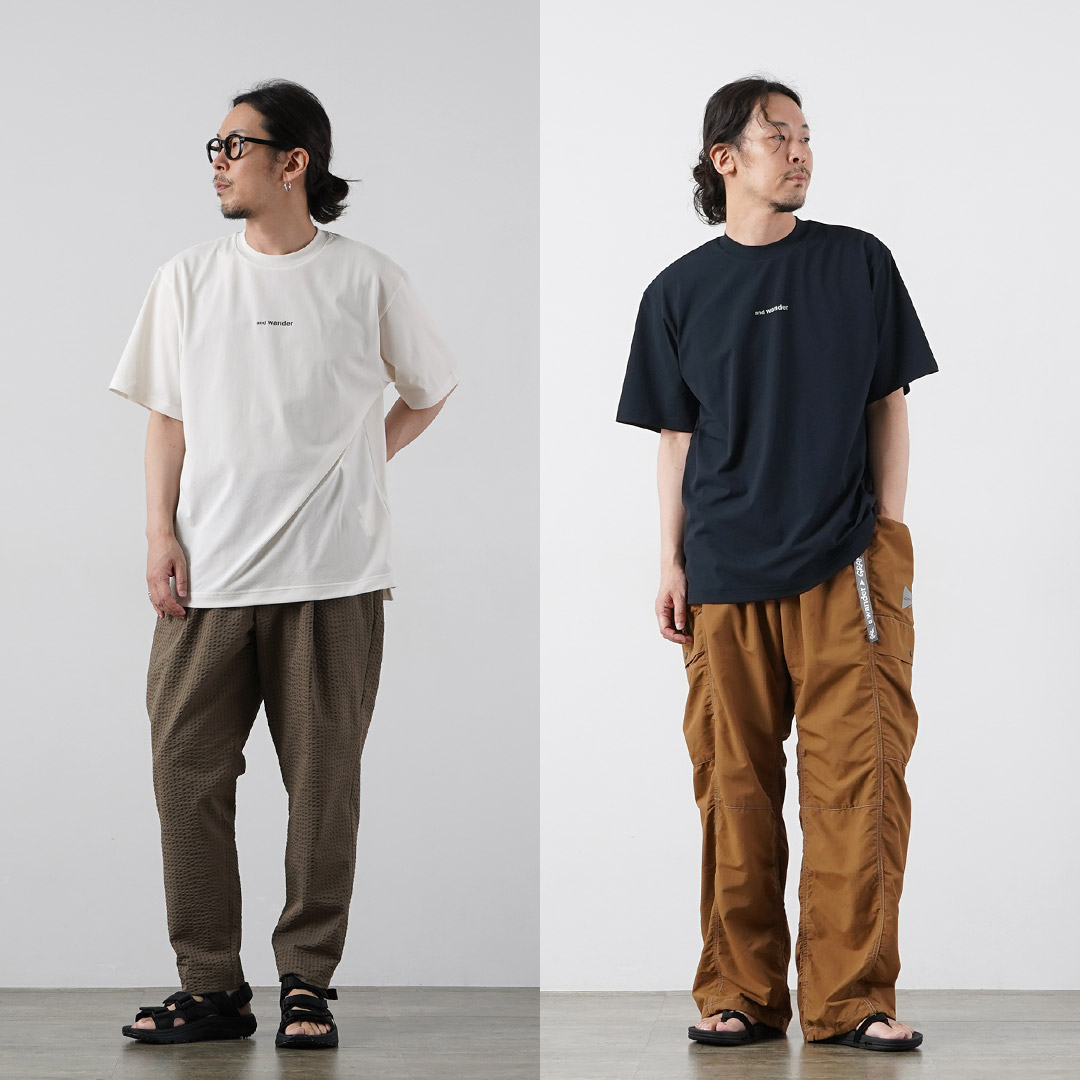 AND WANDER（アンドワンダー） ドライ メッシュTシャツ / メンズ 半袖 吸水速乾 |  | 07