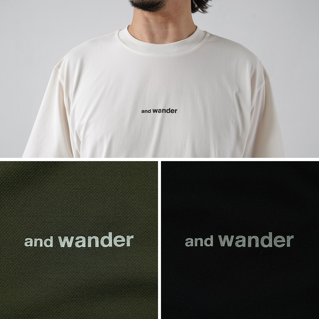 AND WANDER（アンドワンダー） ドライ メッシュTシャツ / メンズ 半袖 吸水速乾 |  | 11