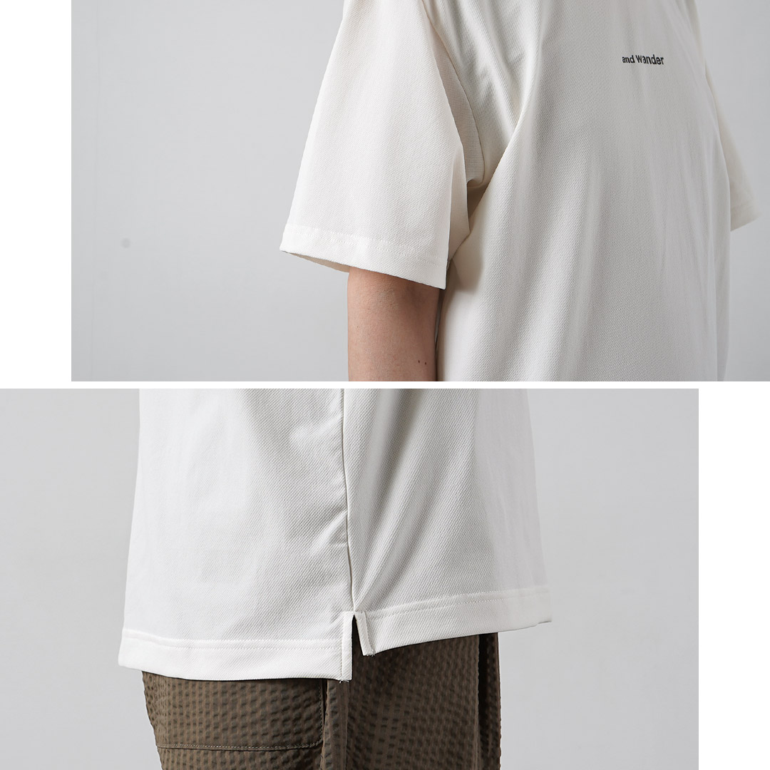 AND WANDER（アンドワンダー） ドライ メッシュTシャツ / メンズ 半袖 吸水速乾 |  | 13