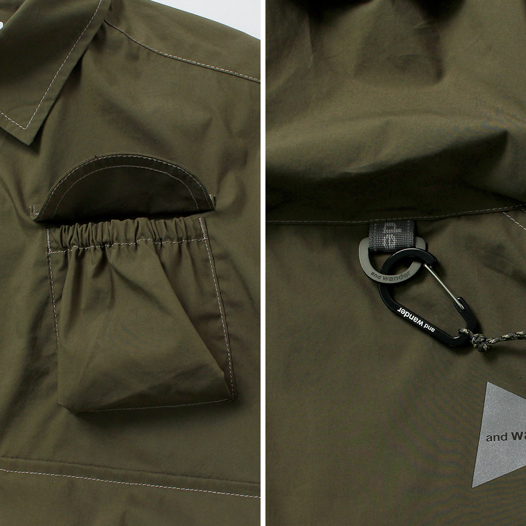 AND WANDER（アンドワンダー） マルチポケット ロングスリーブシャツ / メンズ | and wander | 11