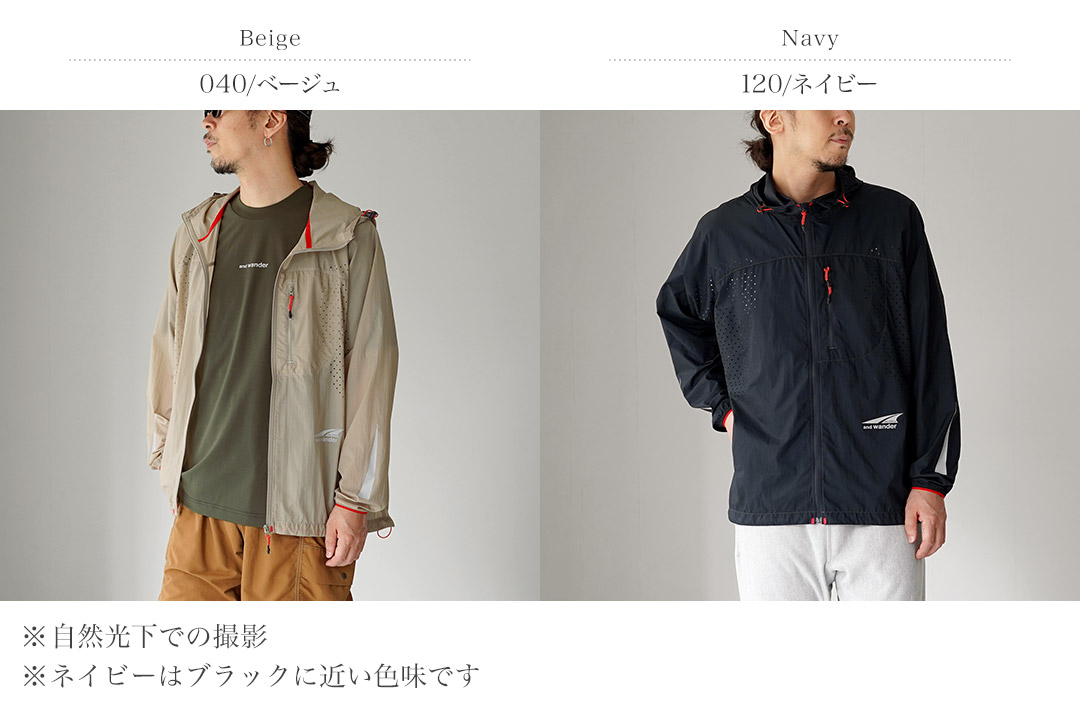 AND WANDER（アンドワンダー） アルトラ×アンドワンダー ベンチレーション ウインドジャケット / メンズ パッカブル トラベル 旅行 | and wander | 03