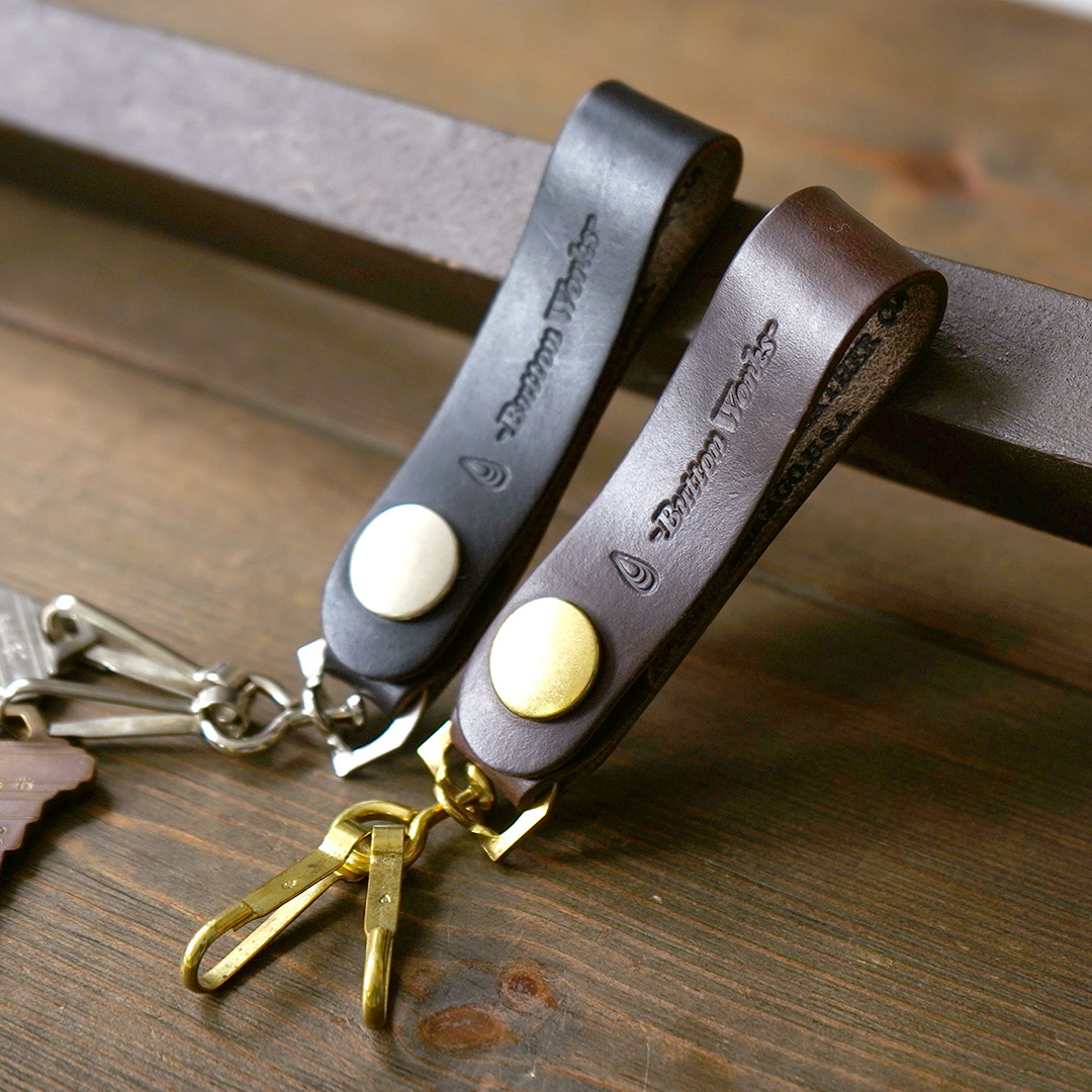 Button Works（ボタンワークス） クロムエクセル レザーキーホルダー