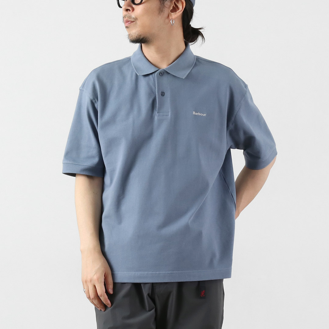 BARBOUR（バブアー） ヘクサム オーバーサイズ ポロシャツ / 半袖 メンズ | Barbour | 03