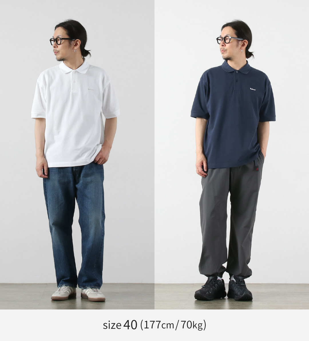 Barbour（バブアー） ヘクサム オーバーサイズ ポロシャツ / 半袖