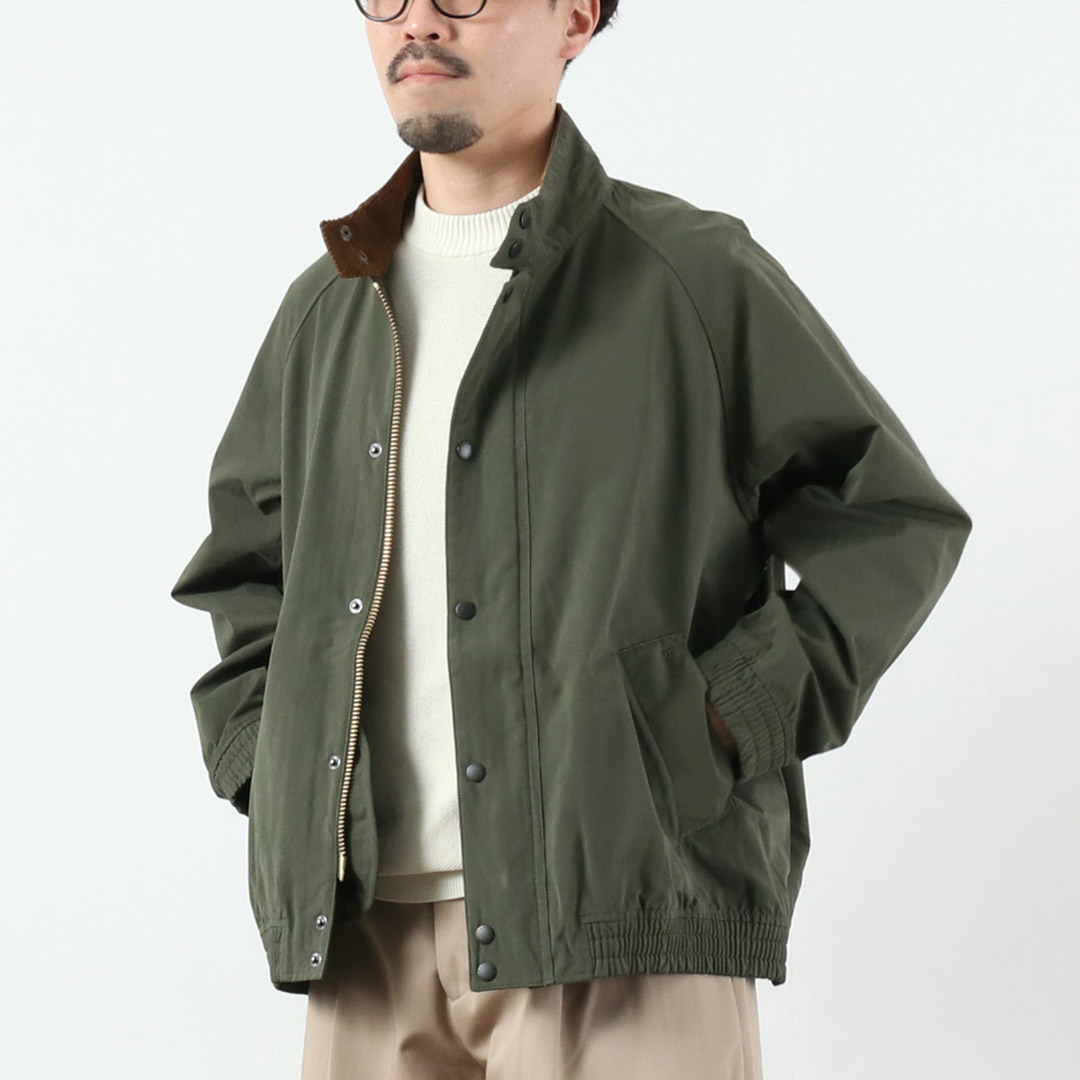 BARBOUR（バブアー） ピーチドブルゾン トランスポート ジャケット / メンズ ノンワックス ピーチスキン | Barbour | 01
