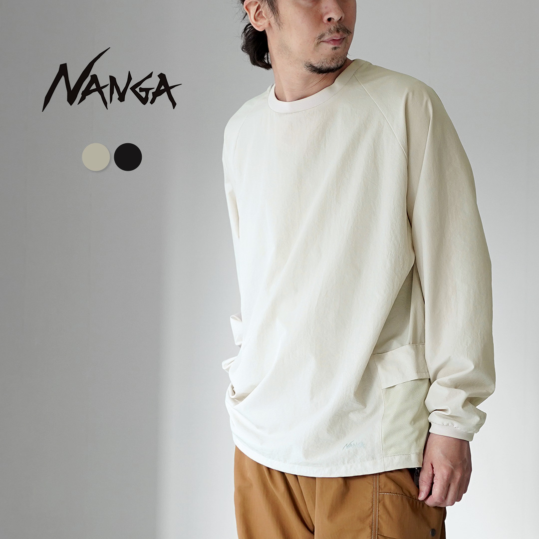 NANGA（ナンガ） ドットエアー コンフィー ロングスリーブTシャツ / メンズ 長袖 ロンT アウトドア 吸水速乾 ストレッチ | NANGA