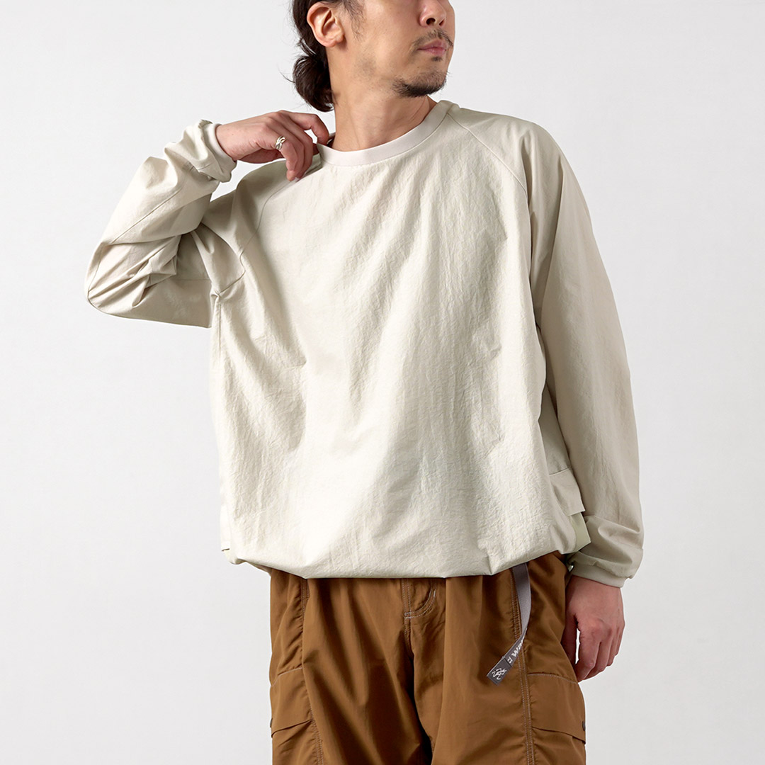 NANGA（ナンガ） ドットエアー コンフィー ロングスリーブTシャツ / メンズ 長袖 ロンT アウトドア 吸水速乾 ストレッチ | NANGA | 01