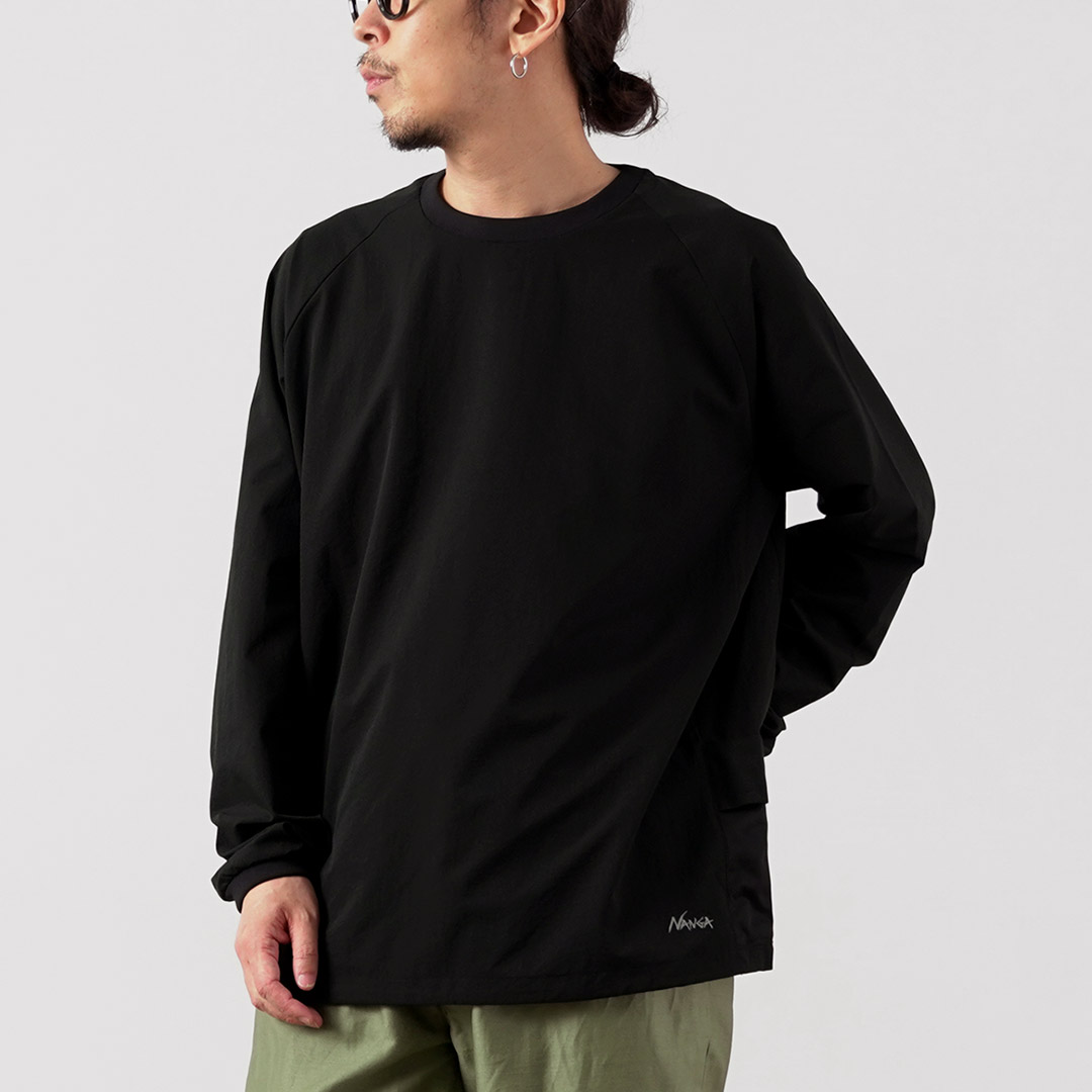 NANGA（ナンガ） ドットエアー コンフィー ロングスリーブTシャツ / メンズ 長袖 ロンT アウトドア 吸水速乾 ストレッチ | NANGA | 02