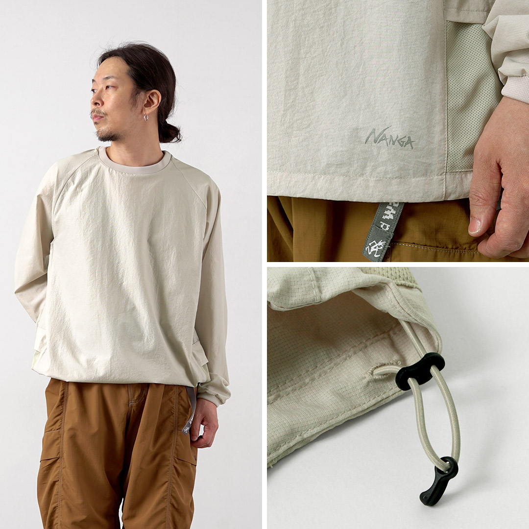 NANGA（ナンガ） ドットエアー コンフィー ロングスリーブTシャツ / メンズ 長袖 ロンT アウトドア 吸水速乾 ストレッチ | NANGA | 13