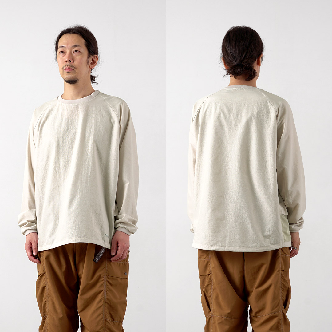 NANGA（ナンガ） ドットエアー コンフィー ロングスリーブTシャツ / メンズ 長袖 ロンT アウトドア 吸水速乾 ストレッチ | NANGA | 15