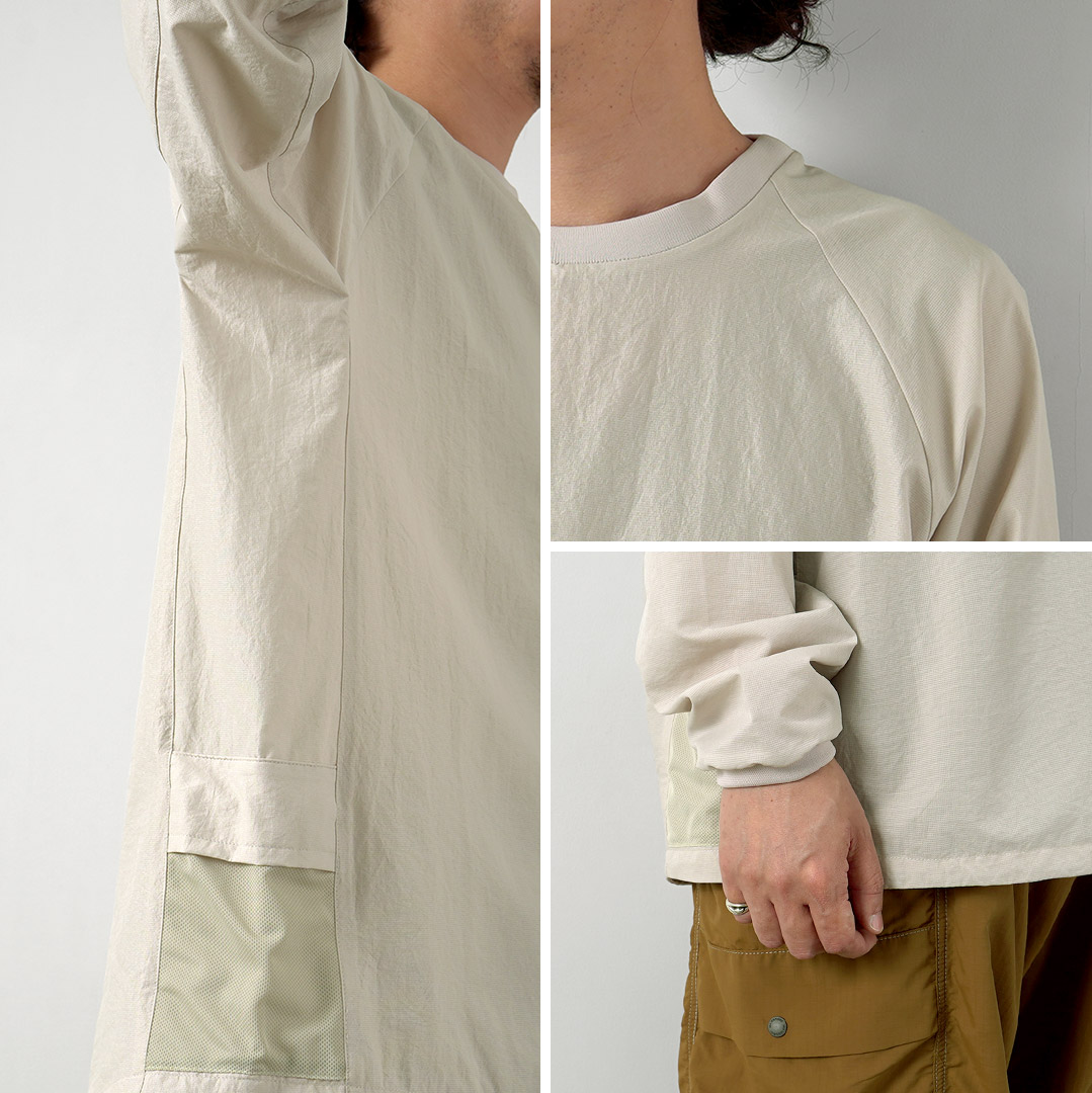 NANGA（ナンガ） ドットエアー コンフィー ロングスリーブTシャツ / メンズ 長袖 ロンT アウトドア 吸水速乾 ストレッチ | NANGA | 11