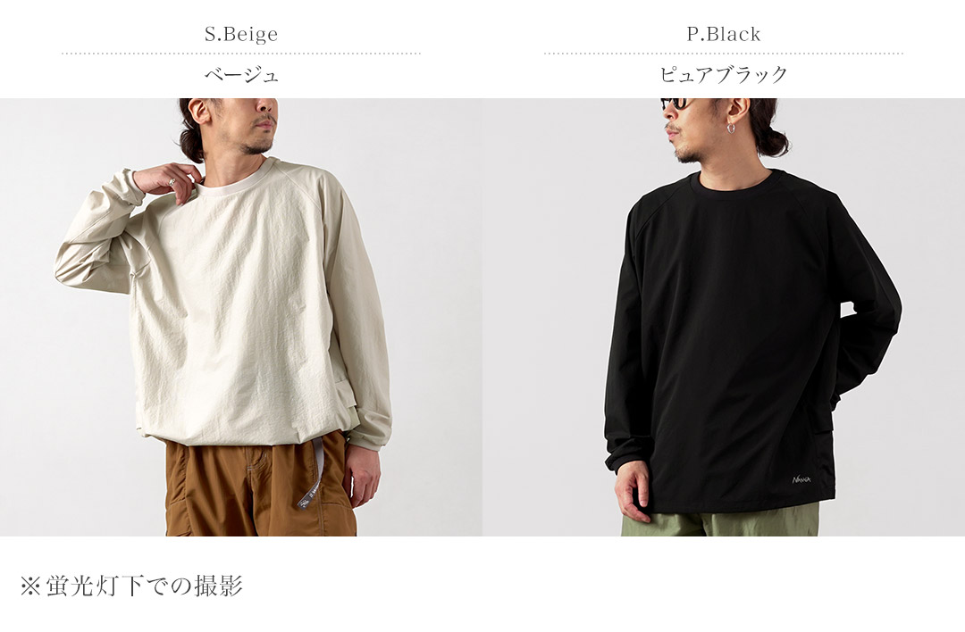 NANGA(ナンガ) ドットエア コンフィー ロングスリーブTシャツ / メンズ 長袖 ロンT アウトドア 吸水速乾 ストレッチ 関連画像1