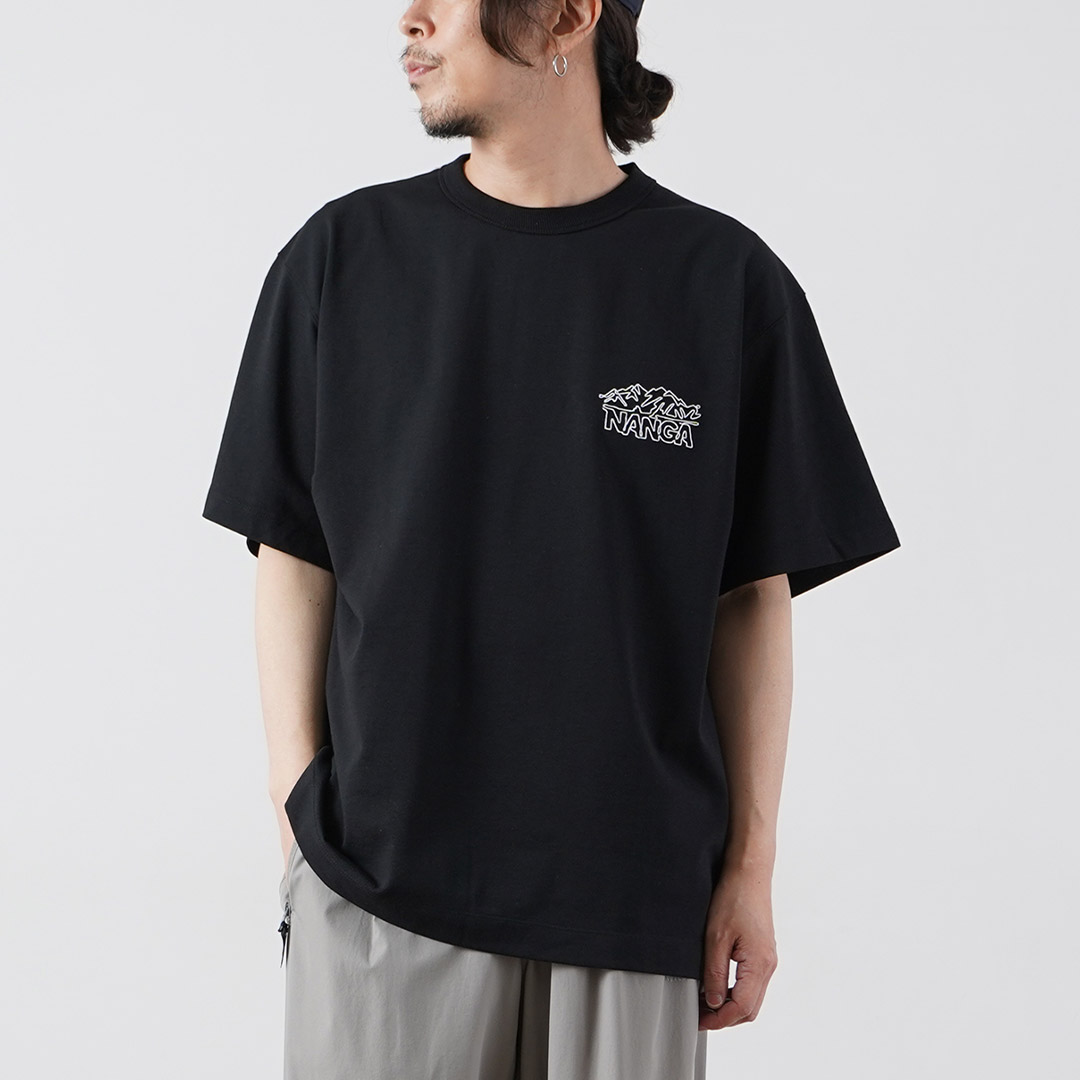 NANGA（ナンガ） エコハイブリッド ラインドローイング Tシャツ / 半袖 メンズ |  | 03