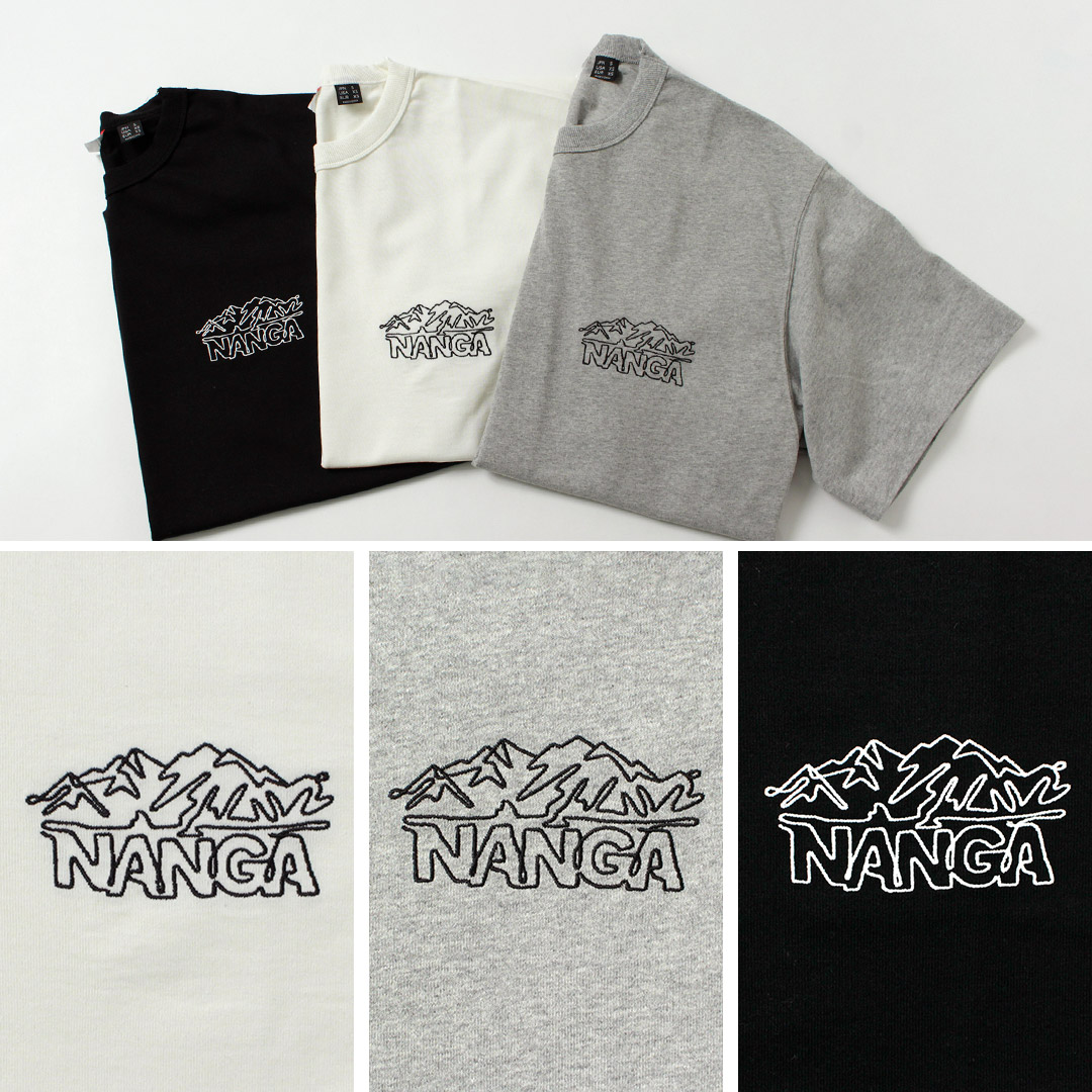 NANGA（ナンガ） エコハイブリッド ラインドローイング Tシャツ / 半袖 メンズ |  | 10
