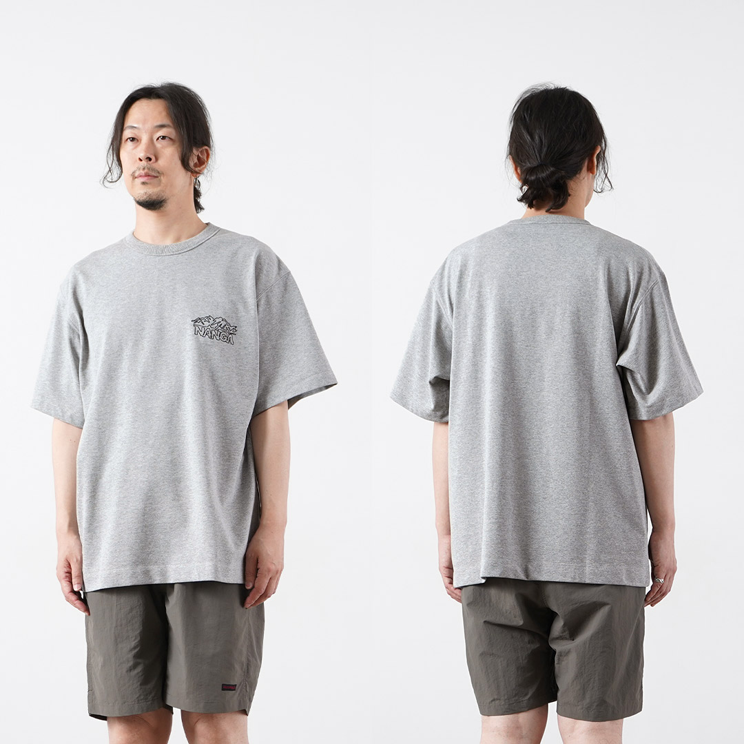 NANGA（ナンガ） エコハイブリッド ラインドローイング Tシャツ / 半袖 メンズ |  | 12