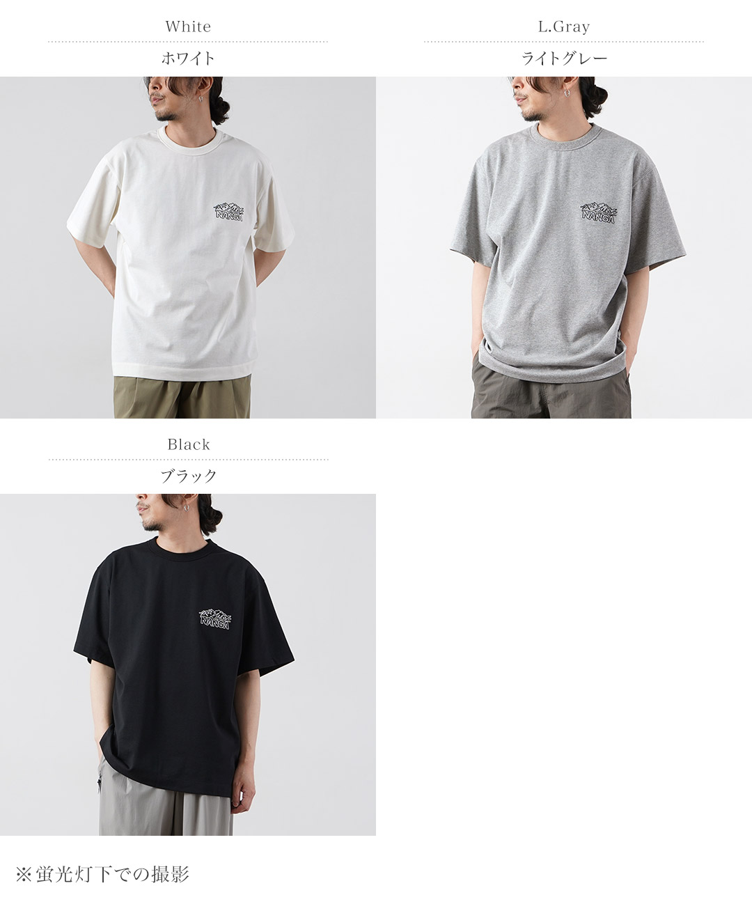NANGA（ナンガ） エコハイブリッド ラインドローイング Tシャツ / 半袖 メンズ |  | 04