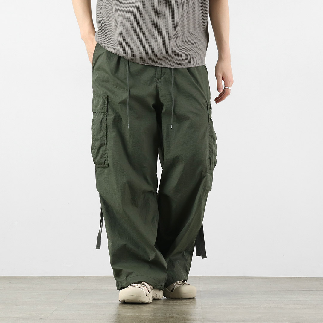 WILDTHINGS（ワイルドシングス） ダブルダイ ナイロン カーゴパンツ / メンズ イージーパンツ | WILD THINGS | 02
