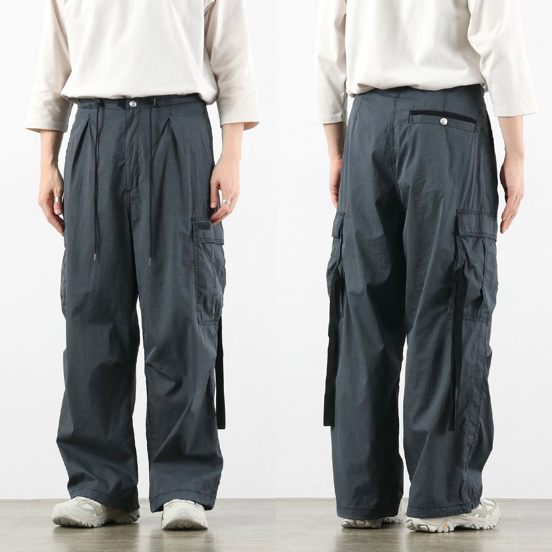 WILDTHINGS（ワイルドシングス） ダブルダイ ナイロン カーゴパンツ / メンズ イージーパンツ | WILD THINGS | 16