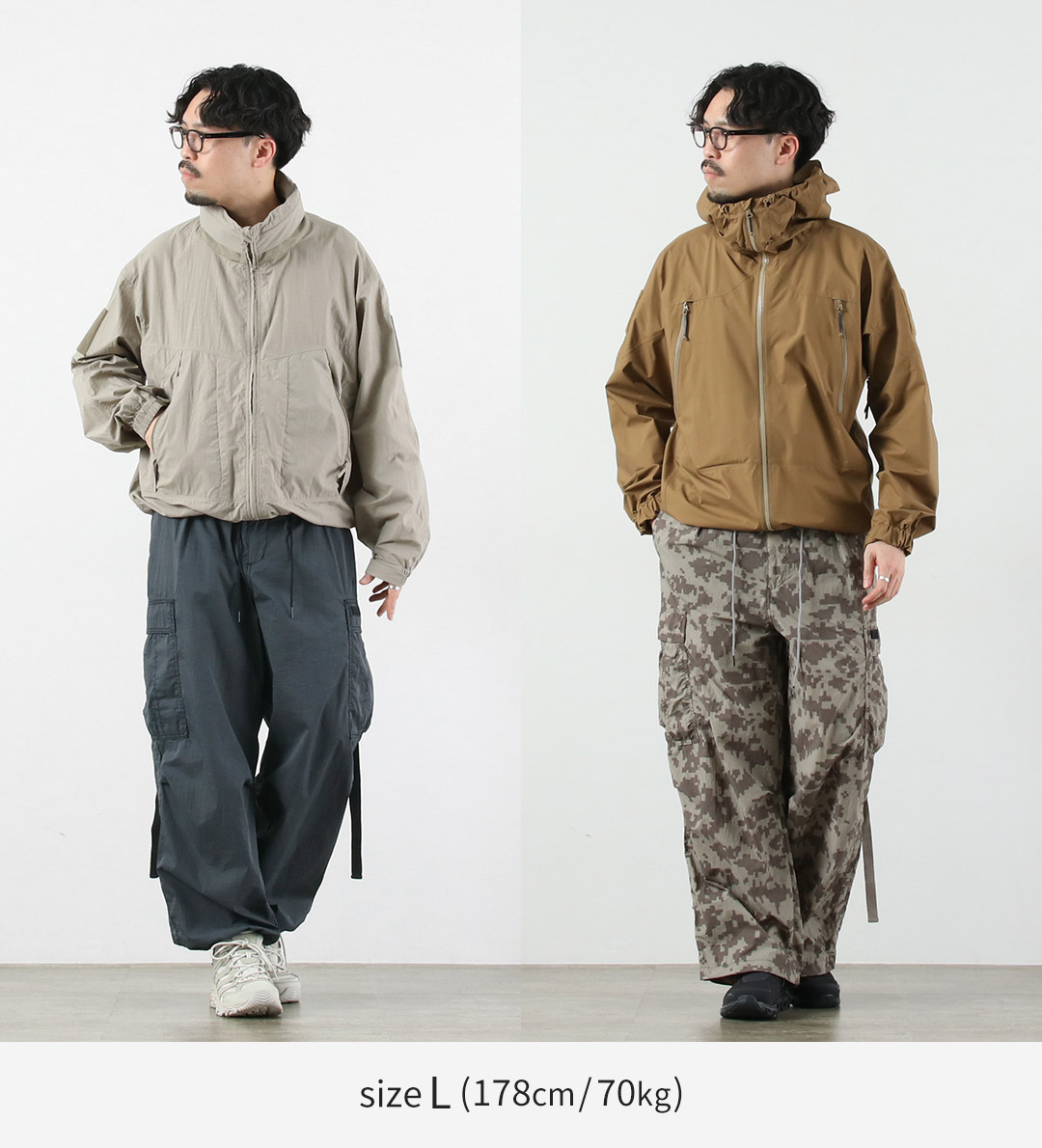 WILDTHINGS（ワイルドシングス） ダブルダイ ナイロン カーゴパンツ / メンズ イージーパンツ | WILD THINGS | 07