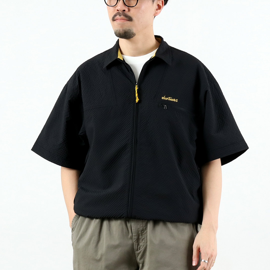 WILDTHINGS（ワイルドシングス） ゲッコー シアサッカー シャツ / メンズ 半袖 | WILD THINGS | 03