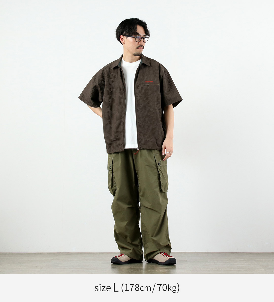 WILDTHINGS（ワイルドシングス） ゲッコー シアサッカー シャツ / メンズ 半袖 | WILD THINGS | 06