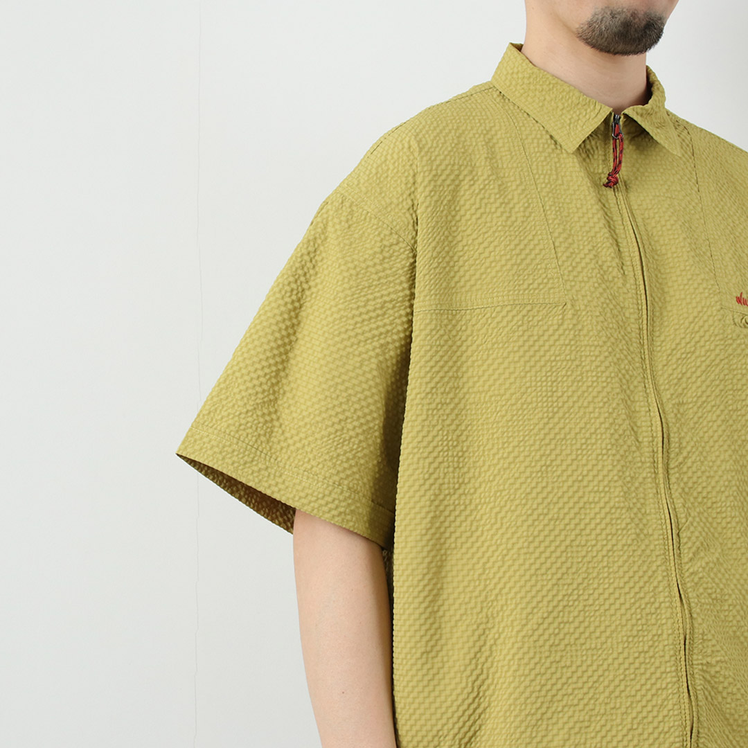 WILDTHINGS（ワイルドシングス） ゲッコー シアサッカー シャツ / メンズ 半袖 | WILD THINGS | 13