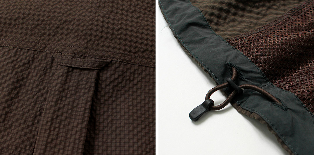 WILDTHINGS（ワイルドシングス） ゲッコー シアサッカー シャツ / メンズ 半袖 | WILD THINGS | 19