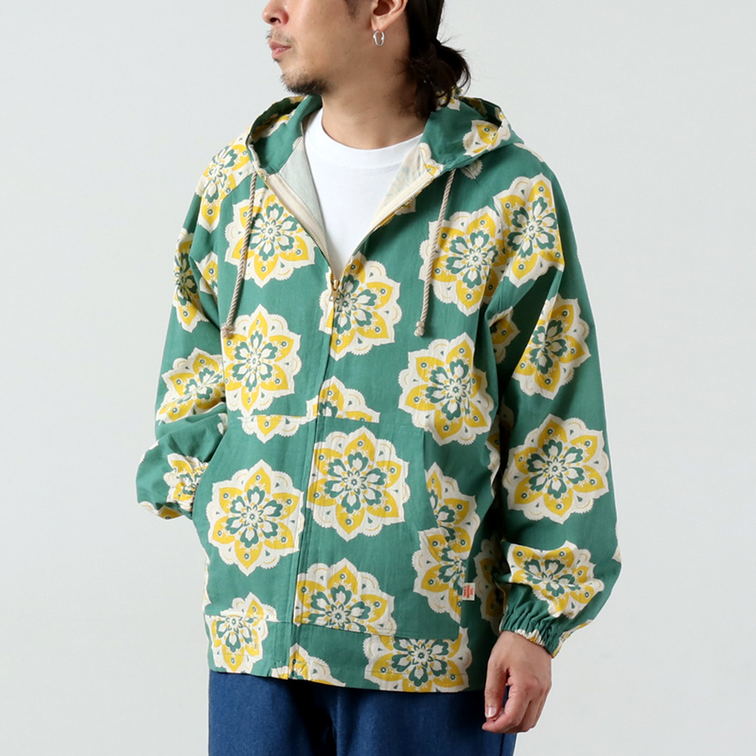 HAVE A GRATEFUL DAY（ハブアグレイトフルデイ） ビーチ フーディー ラウンドデザインプリント / メンズ | HAVE A GRATEFUL DAY | 01