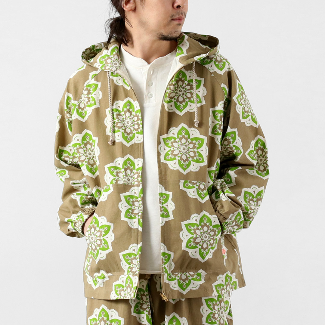 HAVE A GRATEFUL DAY（ハブアグレイトフルデイ） ビーチ フーディー ラウンドデザインプリント / メンズ | HAVE A GRATEFUL DAY | 02