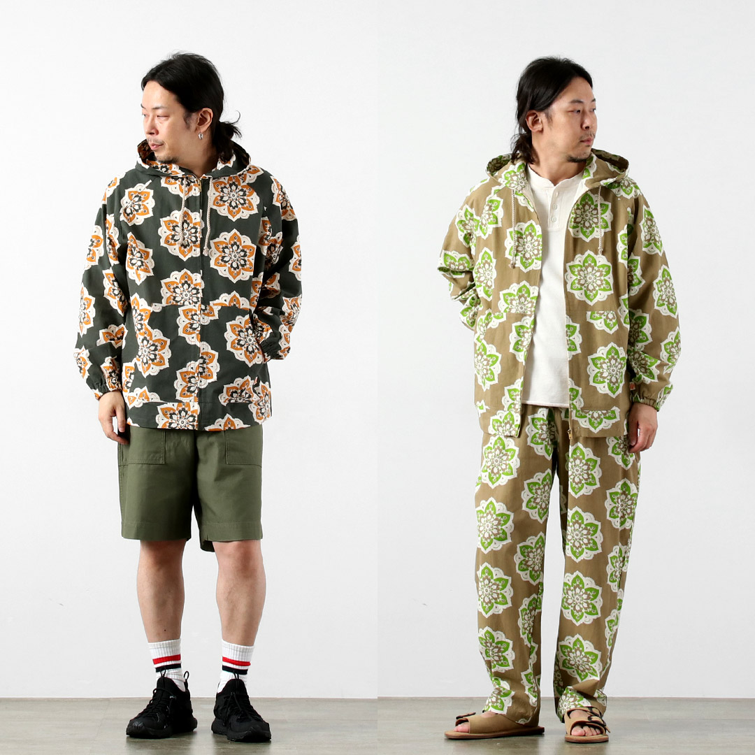 HAVE A GRATEFUL DAY（ハブアグレイトフルデイ） ビーチ フーディー ラウンドデザインプリント / メンズ | HAVE A GRATEFUL DAY | 08