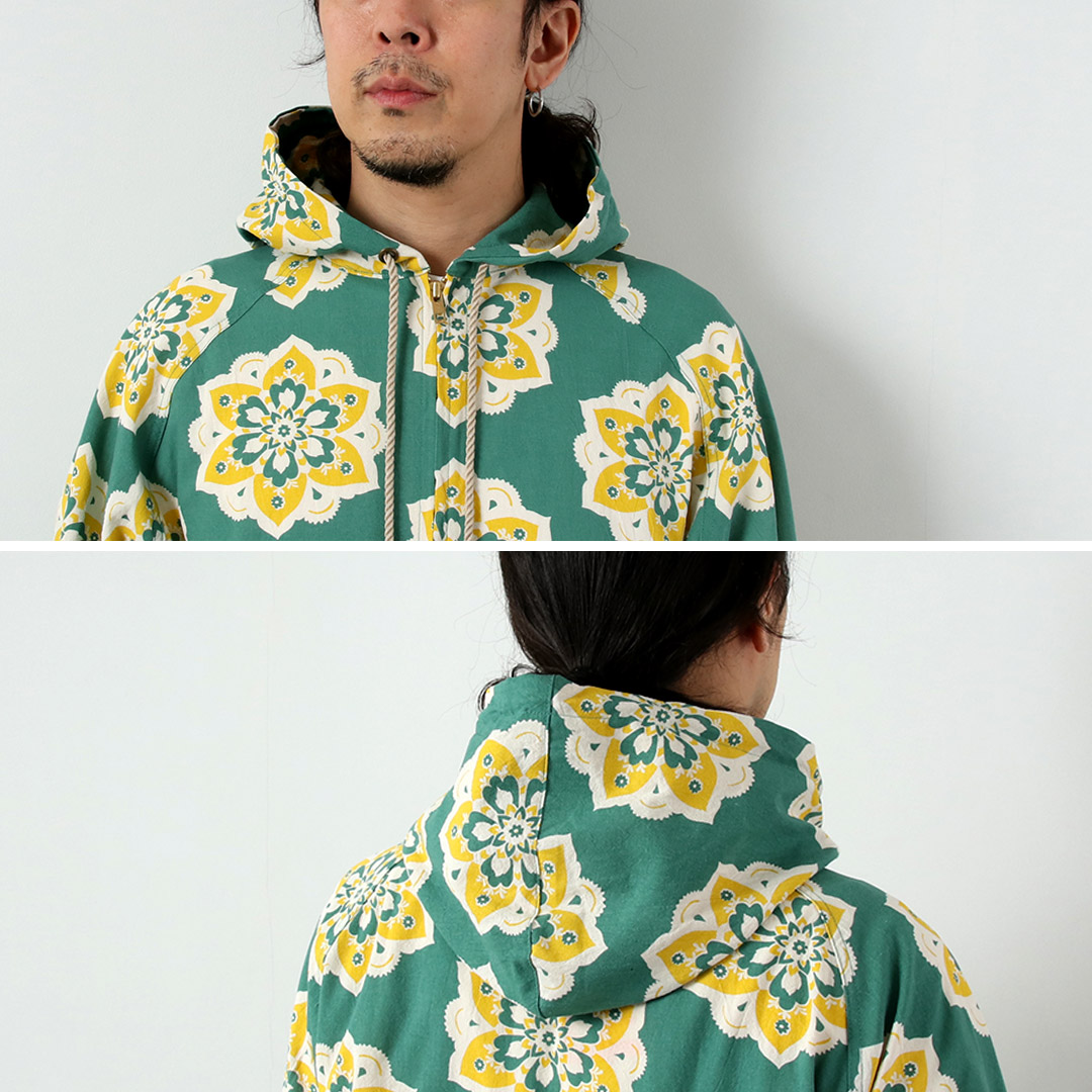 HAVE A GRATEFUL DAY（ハブアグレイトフルデイ） ビーチ フーディー ラウンドデザインプリント / メンズ | HAVE A GRATEFUL DAY | 10