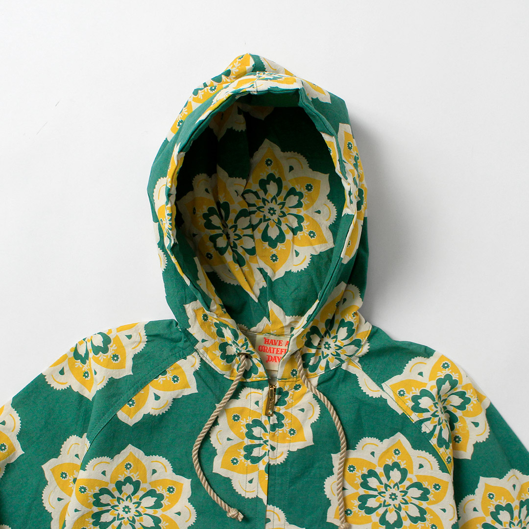 HAVE A GRATEFUL DAY（ハブアグレイトフルデイ） ビーチ フーディー ラウンドデザインプリント / メンズ | HAVE A GRATEFUL DAY | 16