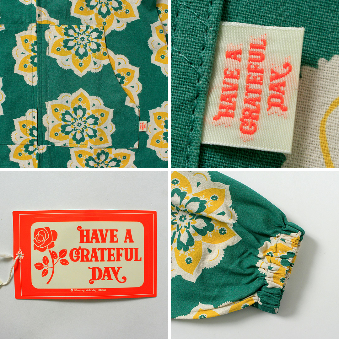 HAVE A GRATEFUL DAY（ハブアグレイトフルデイ） ビーチ フーディー ラウンドデザインプリント / メンズ | HAVE A GRATEFUL DAY | 17