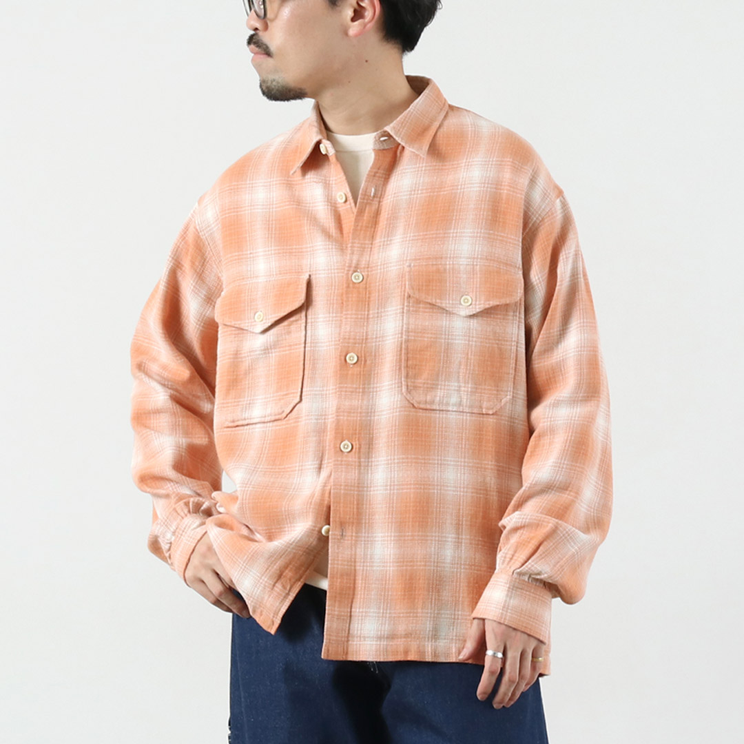PENDLETON（ペンドルトン） CPOシャツ ビエラ / メンズ ネルシャツ 長袖 チェック柄 コットン 綿 ミリタリー CPO Shirt | PENDLETON | 01