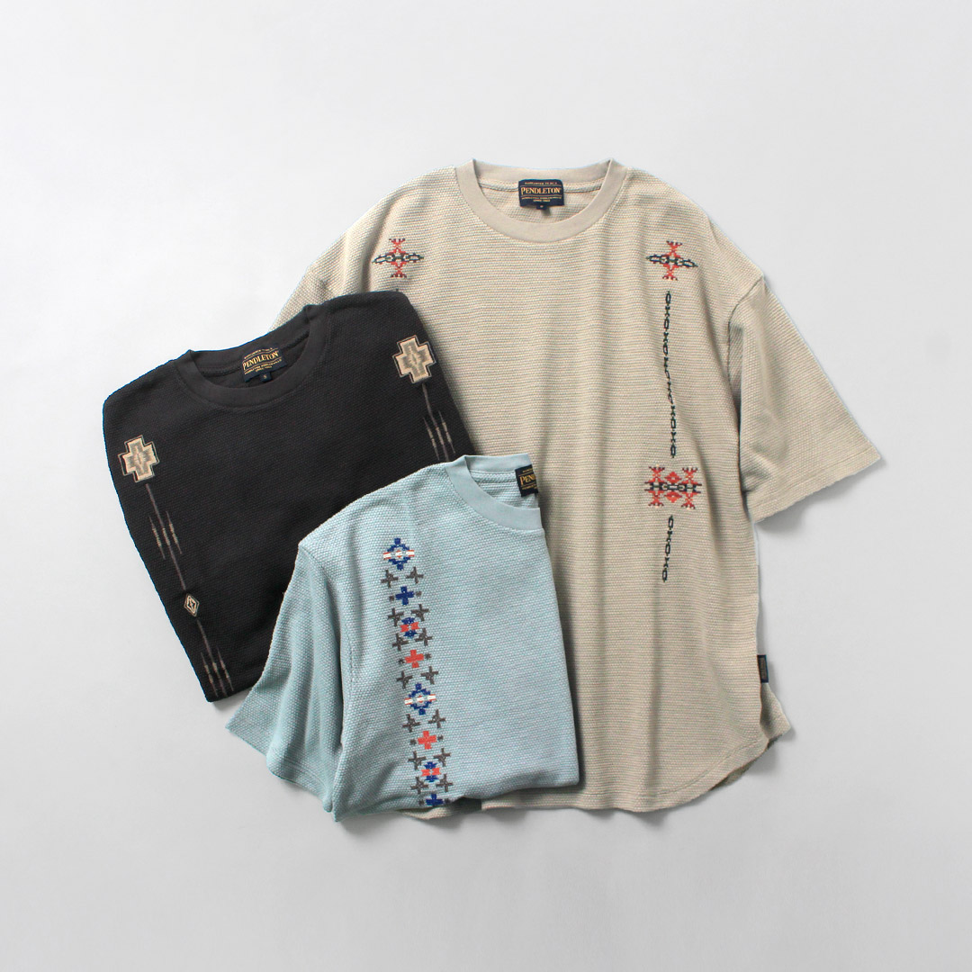 PENDLETON（ペンドルトン） 鬼カノコ 刺繍Tシャツ / メンズ 半袖