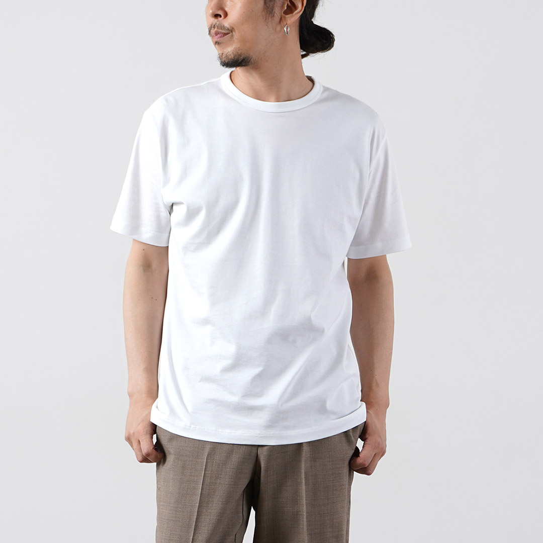 HANDVAERK（ハンドバーク） ニュー クルーネック ショートスリーブTシャツ / メンズ 半袖の画像