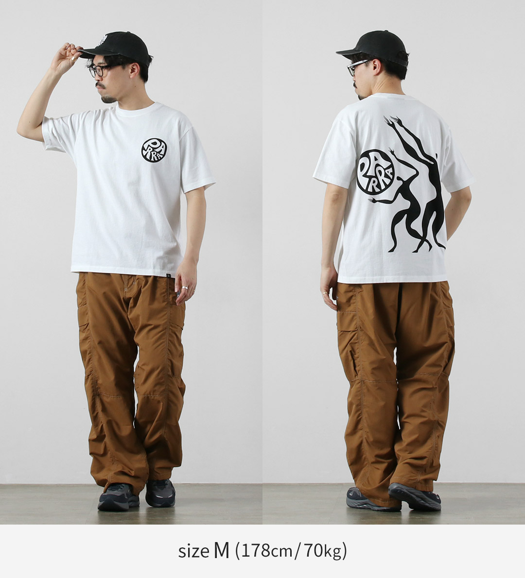 By Parra（バイパラ） プレイボール Tシャツ / 半袖 メンズ バック