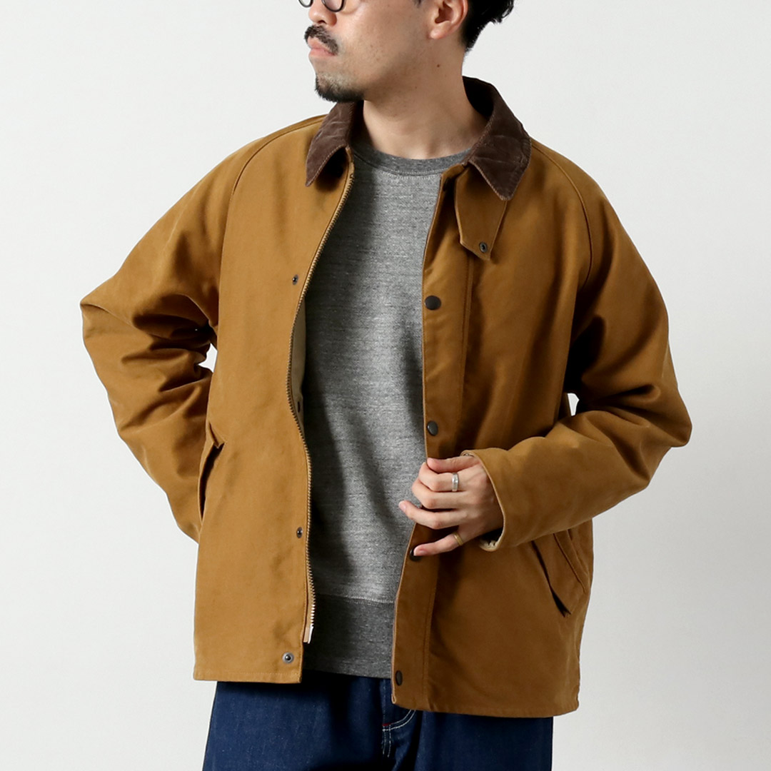 FOB FACTORY（FOBファクトリー） FRC008 別注 モールスキン ライディングジャケット ショート カバーオール 日本製 / メンズ | FOB FACTORY | 01
