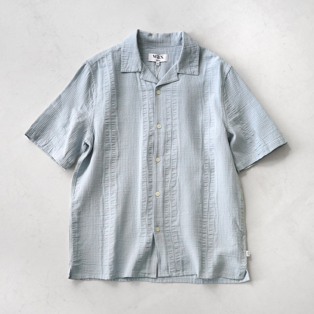 WAX LONDON（ワックスロンドン） ディドコット ショートスリーブシャツ ダブルウェーブ グリッド / メンズ 半袖 | WAX LONDON | 04